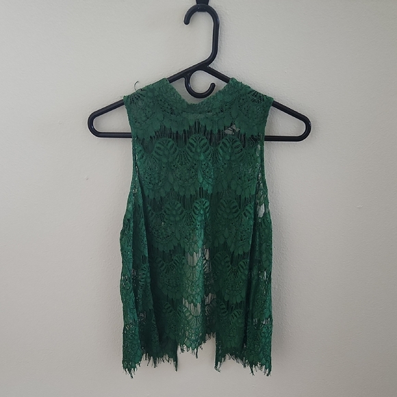 INNY Green Top - Picture 1 of 6